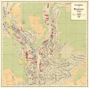 Stadtplan von Weidenau (Sieg)