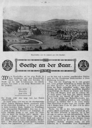 Goethe an der Saar