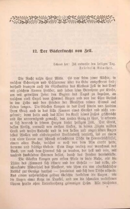 12. Der Bäckerknecht von Zell.