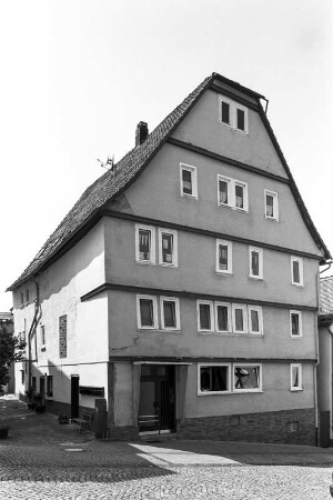 Wohnhaus (Wohnhaus, Fachwerk); Frankenberg, Steubergasse 9