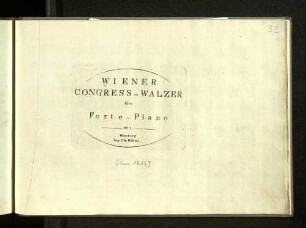 Wiener Congress-Walzer : für's Forte-Piano