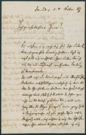 Gottlob Ludwig Rabenhorst, Brief