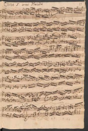Suiten; cemb; e-Moll; BWV 810
