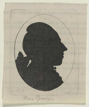 Bildnis des Heinrich Pfenninger
