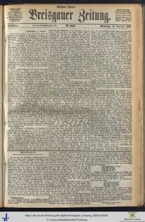 12.11.1899 (Erstes Blatt)