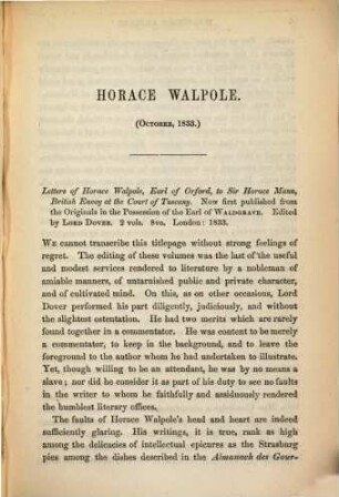 Horace Walpole