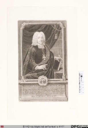 Bildnis Johann Lorenz von Mosheim