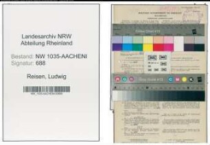 Entnazifizierung Ludwig Reisen , geb. 12.02.1908 (Schlosser)