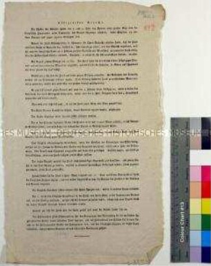 Offizieller Bericht. Bericht der Alliierten Armee vom Februar 1814
