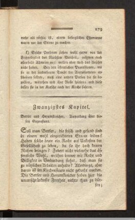 Zwanzigstes Kapitel.