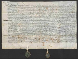 Erblehnrevers des Hans Crust, Martin Ziegler, Claus Mentzig, Hans Ziegler, Katharina Gopfrich und Jakob Crust gegenüber dem Domkapitel zu Speyer über Güter zu Bauerbach.