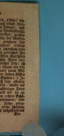 Der leidende Jesus, so in der Gruft zu München verehrt wird