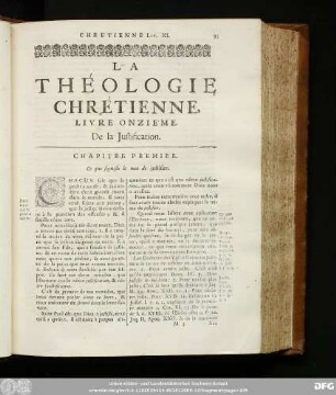 Livre Onzie'me. De la Justification.
