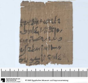 Demotischer Papyrus, Brief