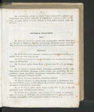 Doctorum Privatorum.