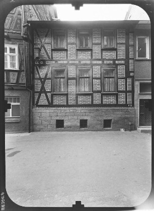 Schmalkalden, Leere Tasche. Wohnhaus. Straßenfront