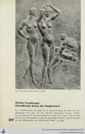 "Schwäbische Kunst der Gegenwart".