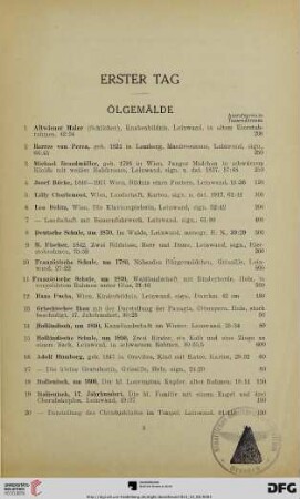 Ölgemälde (Nr.1-60)