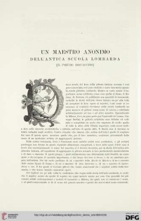 3: Un maestro anonimo dell'antica scuola Lombarda (Il pseudo Boccaccino)