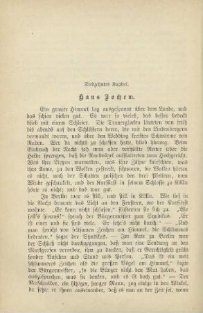 Siebzehntes Kapitel. Hans Jochem