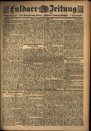 Ausgabe vom Freitag, den 07. März 1902.