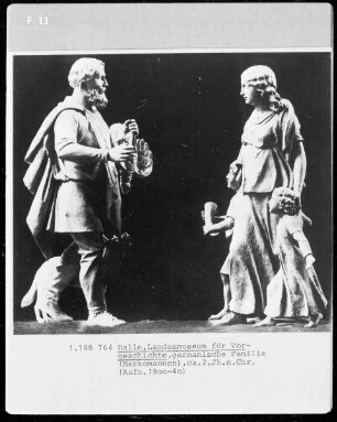 Germanische Familie (Markomannen) um 200 nach Christi Geburt