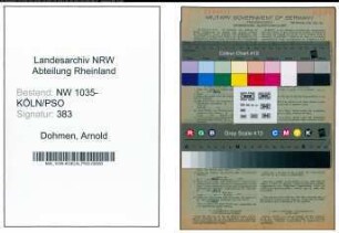 Entnazifizierung Arnold Dohmen , geb. 12.05.1902 (Bergarbeiter)