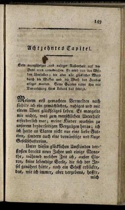 Achtzehntes Capitel.