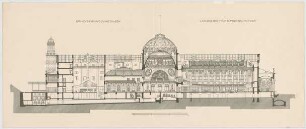Thiersch, Friedrich von; Wiesbaden; Kurhaus - Längsschnitt