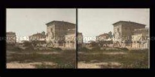 Blick auf das neue Kurhaus, Seebad Grado