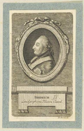 Bildnis des Fridrich, Landgraf von Hessen Cassel