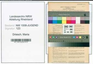 Entnazifizierung Maria Driesch , geb. 03.06.1921 ()