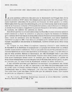 3: Collections des gravures de Rembrandt en Pologne
