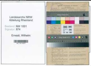 Entnazifizierung Wilhelm Ernesti, geb. 03.01.1904 (Kunstgewerbler)