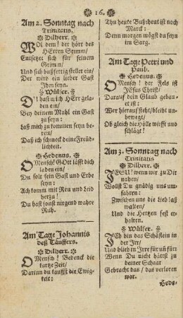 Am Tage Johannis des Täuffers