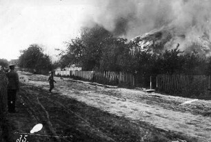 Brand in Kupiczew [Kupiczow], Wolhynien