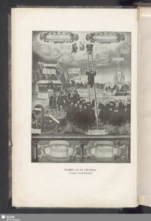 Spottbild auf die Calvinisten