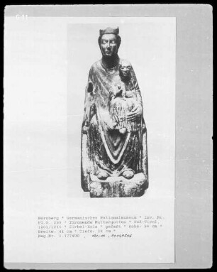 Thronende Muttergottes