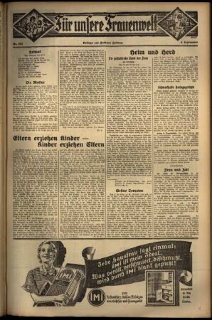 Dritte Ausgabe vom Mittwoch, den 04. September 1935.