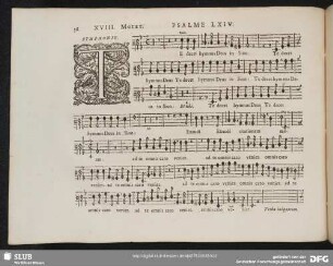 XVIII. Te decet hymnus Deus in Sion