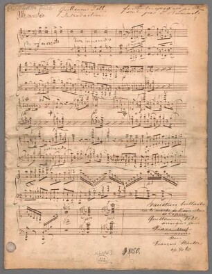 Variations, Arr, F, pf; op. 40- BSB Mus.Schott.Ha 8293