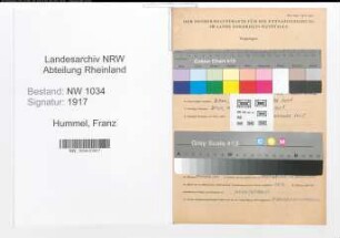 Entnazifizierung Franz Hummel , geb. 04.06.1890 (Major)