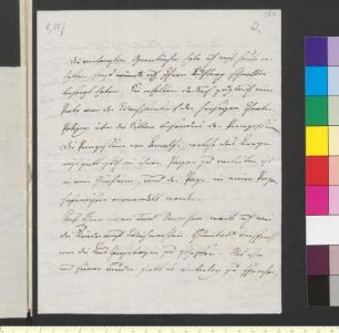 Brief von Körner, Christian Gottfried an Goethe, Johann Wolfgang von
