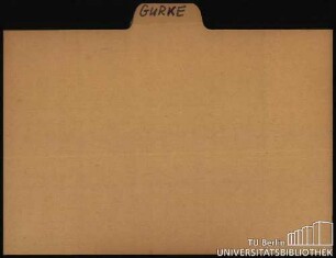 GURKE: Allgemein