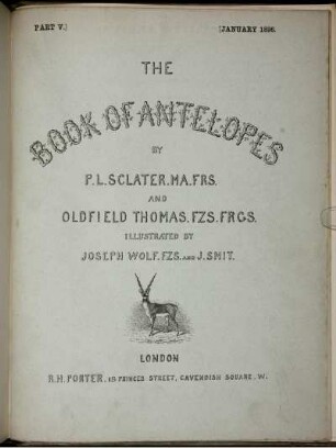 The Book Of Antelopes. [Part V. bis Part VIII.]