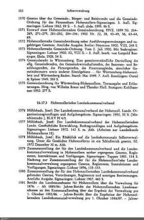 16.17.3 Hohenzollerischer Landeskommunalverband
