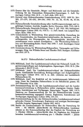 16.17.3 Hohenzollerischer Landeskommunalverband