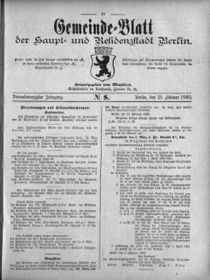 1902,8: No. 8, 23. Februar 1902