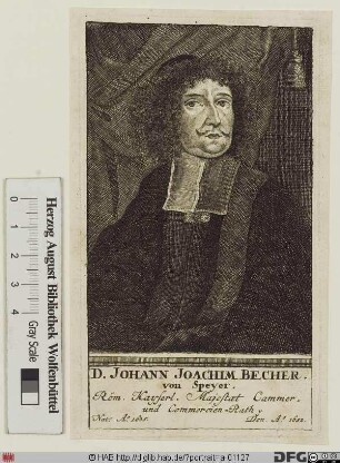 Bildnis Johann Joachim Becher