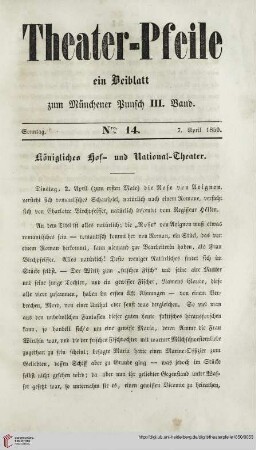 Nro. 14 (7. April 1850)